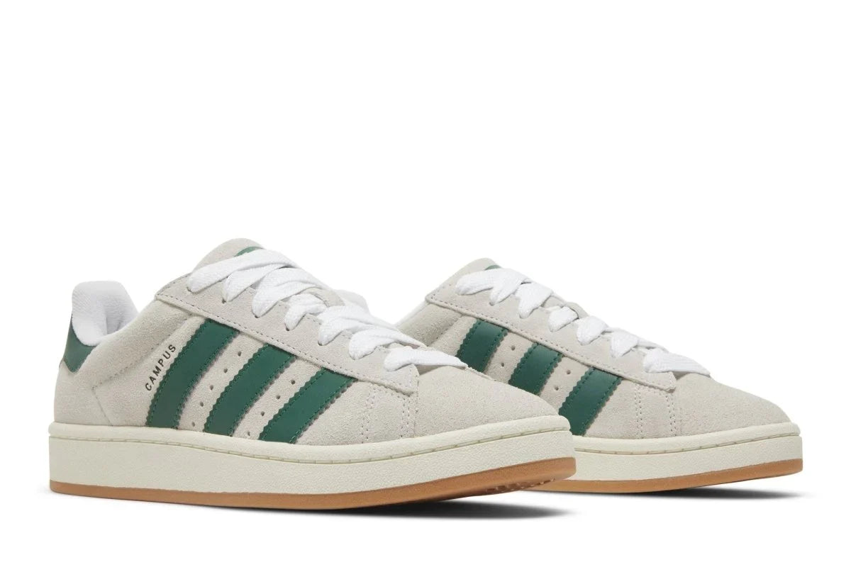 Adidas Campus 00s Dark Green Off White Gum Bege - 44SHOES