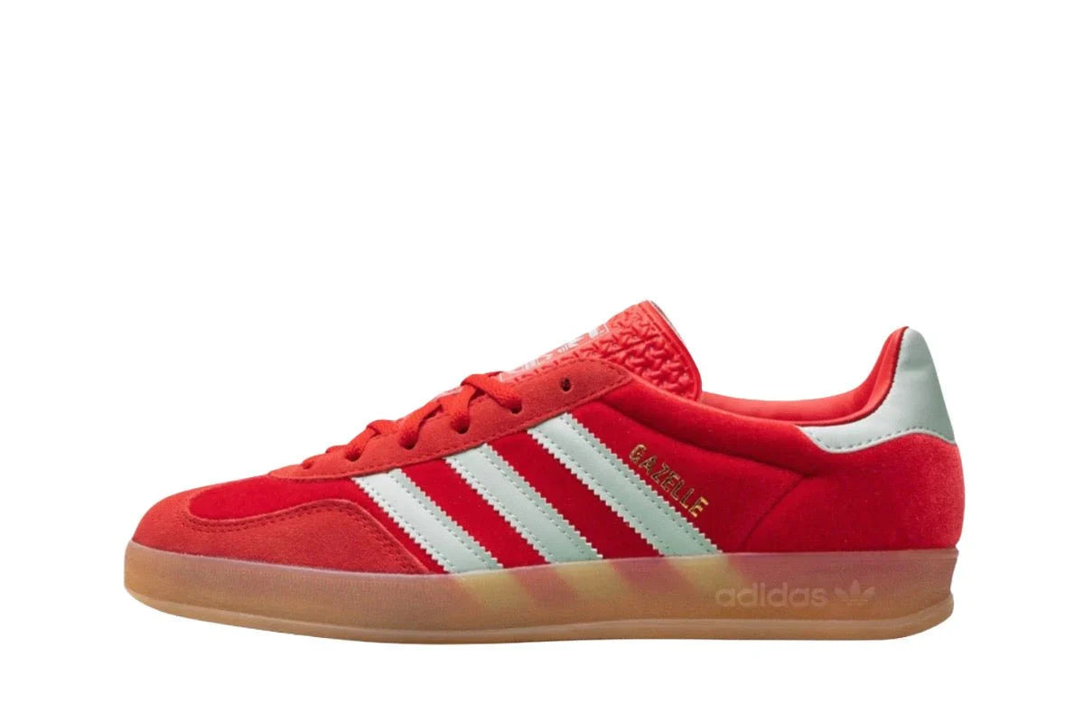Adidas Gazelle Indoor Better Scarlet Green Velvet Vermelho - 44SHOES