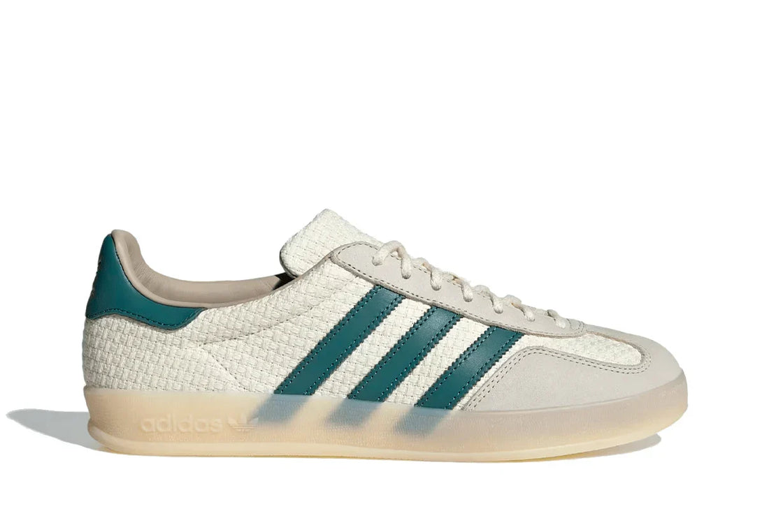 Adidas Gazelle Indoor Cream White Preloved Teal Branco - 44SHOES