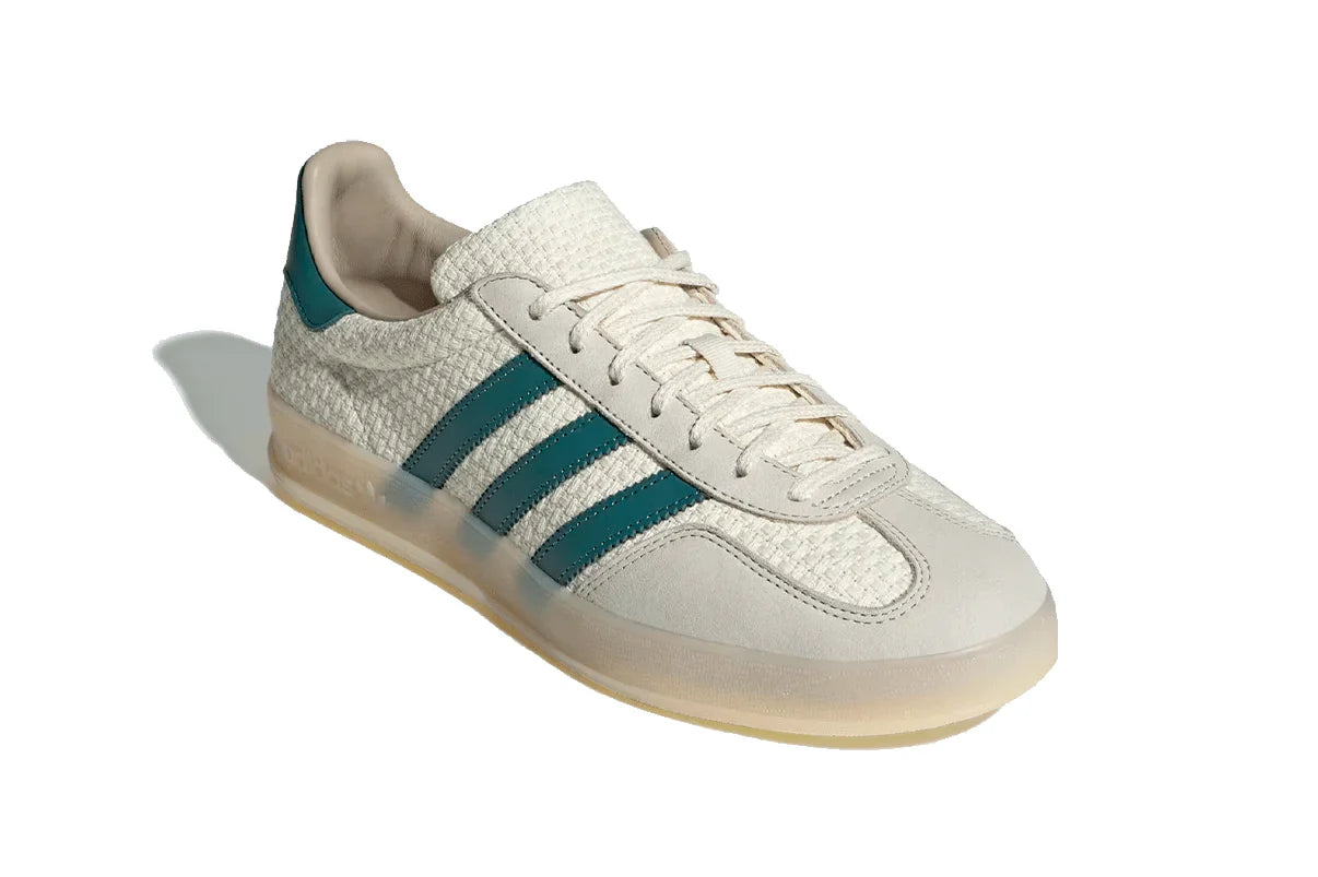 Adidas Gazelle Indoor Cream White Preloved Teal Branco - 44SHOES