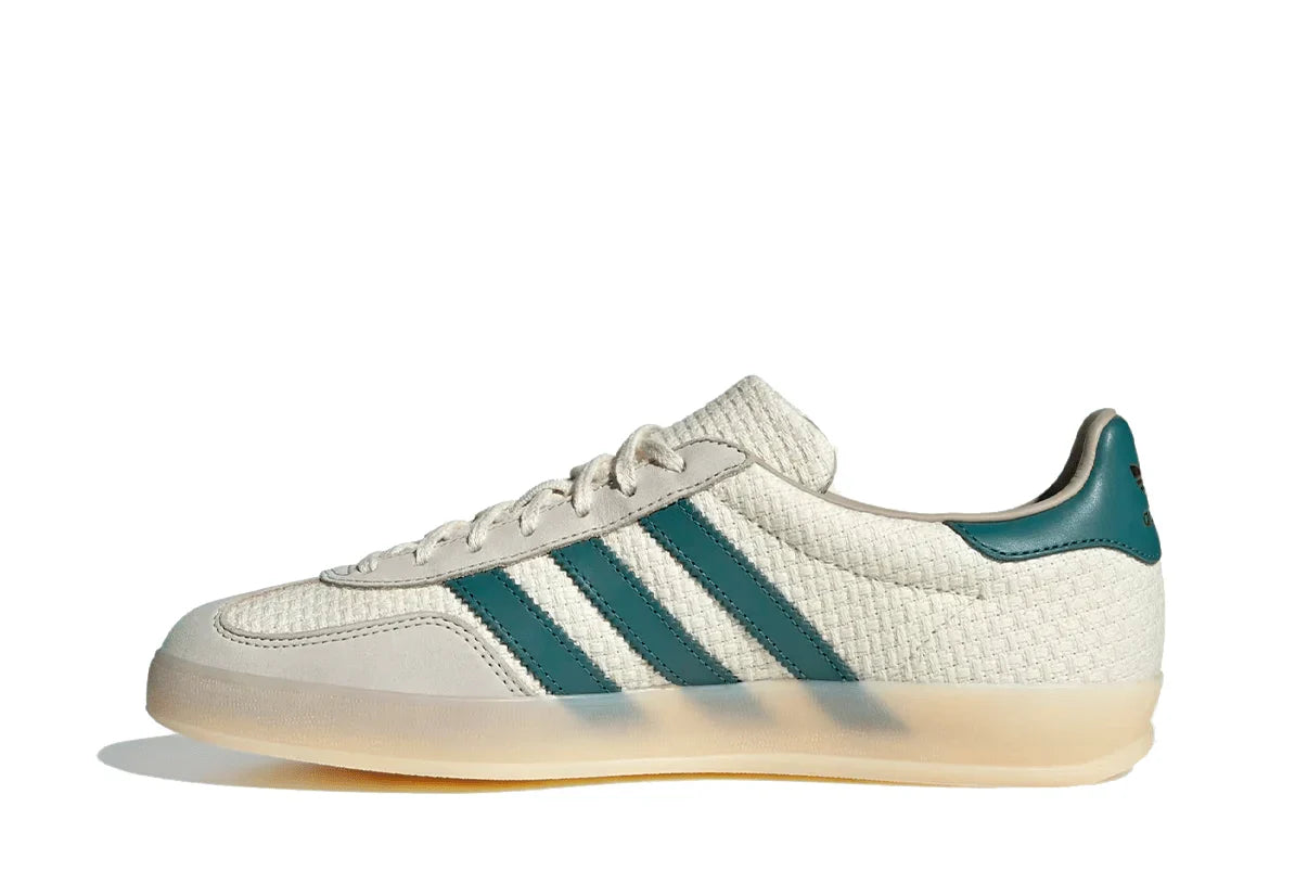 Adidas Gazelle Indoor Cream White Preloved Teal Branco - 44SHOES