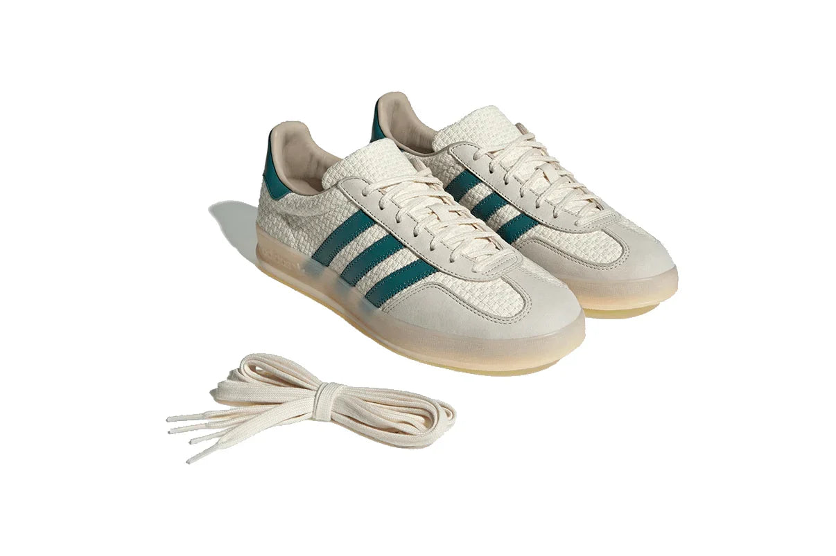 Adidas Gazelle Indoor Cream White Preloved Teal Branco - 44SHOES