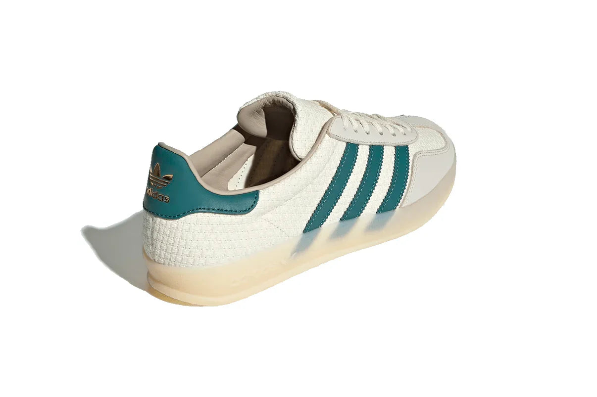 Adidas Gazelle Indoor Cream White Preloved Teal Branco - 44SHOES