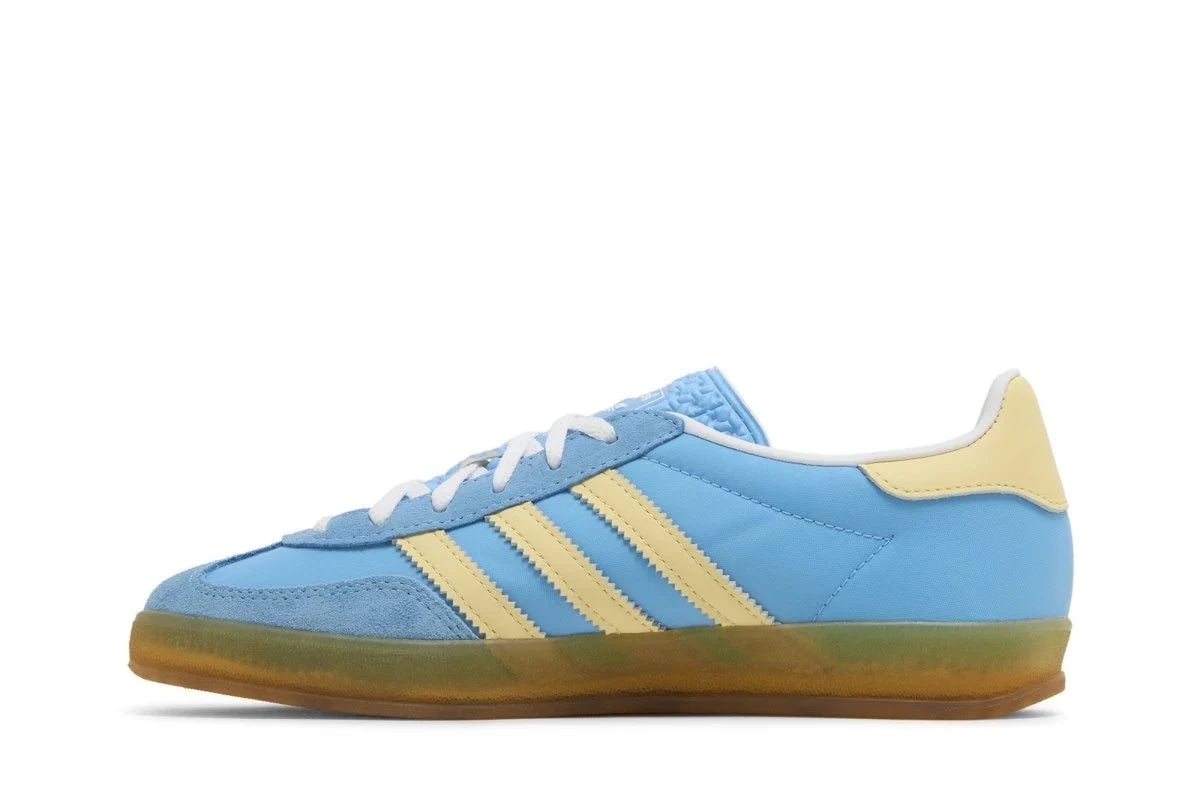 Adidas Gazelle Indoor Semi Blue Burst Almost Yellow Azul - 44SHOES