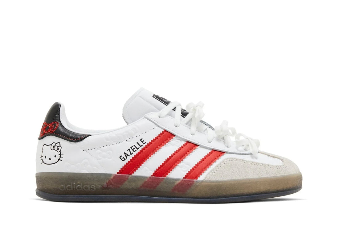 Adidas Gazelle Indoor x Hello Kity Anniversary Cloud White Red Branco - 44SHOES
