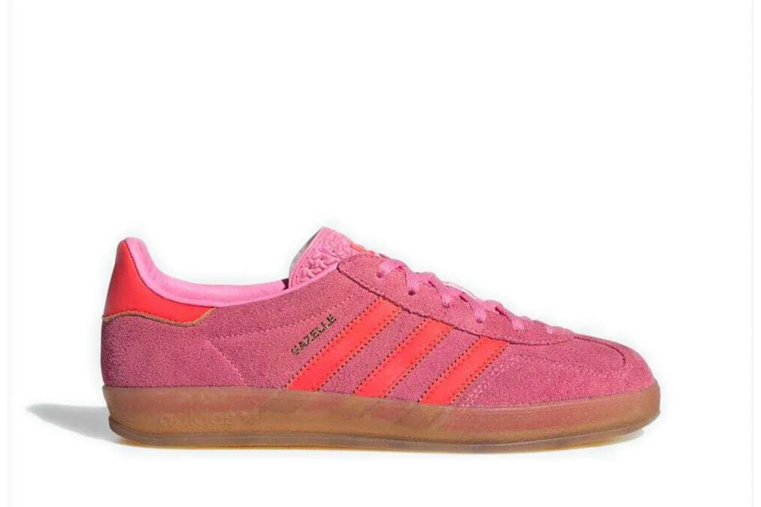 Adidas Gazelle Indor "Beam Pink Solar Red" Rosa - 44SHOES