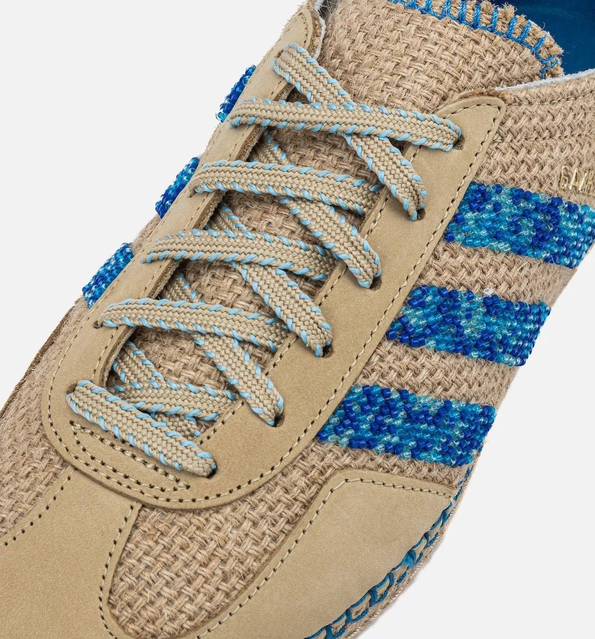 Adidas Gazelle x CLOT Linen Khaki Light Blue Marrom - 44SHOES