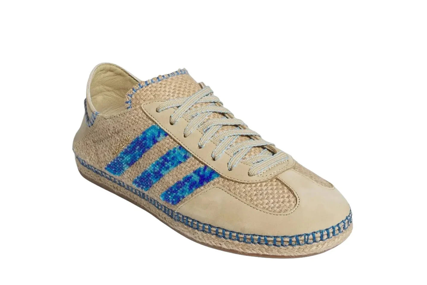Adidas Gazelle x CLOT Linen Khaki Light Blue Marrom - 44SHOES