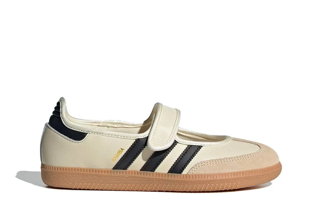 Adidas Samba Jane Cream Black Gum Bege - 44SHOES