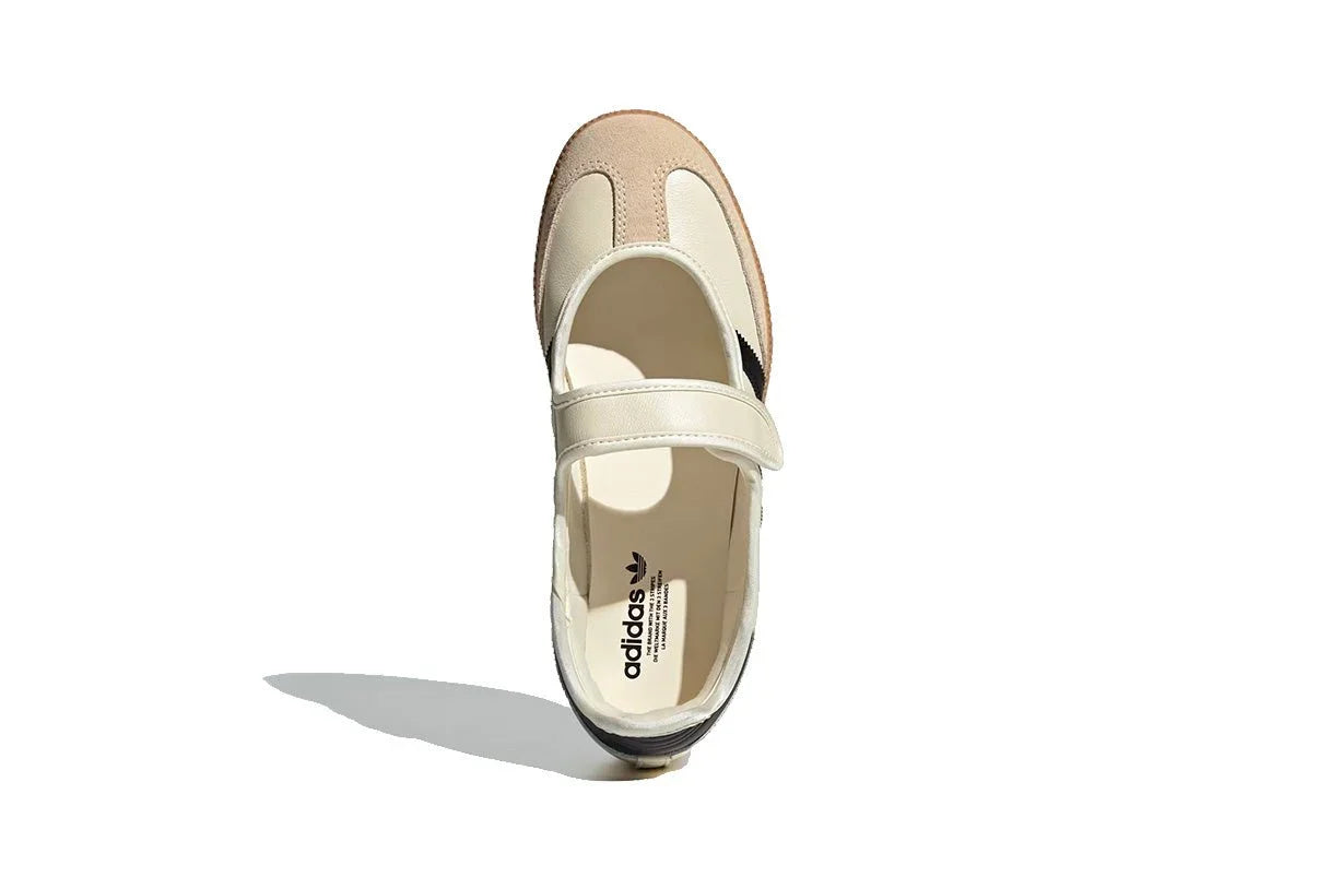 Adidas Samba Jane Cream Black Gum Bege - 44SHOES