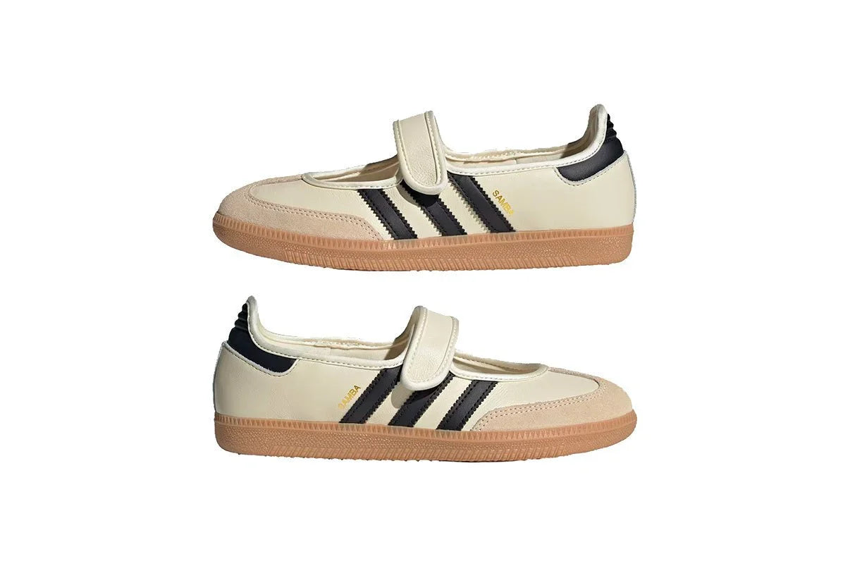Adidas Samba Jane Cream Black Gum Bege - 44SHOES