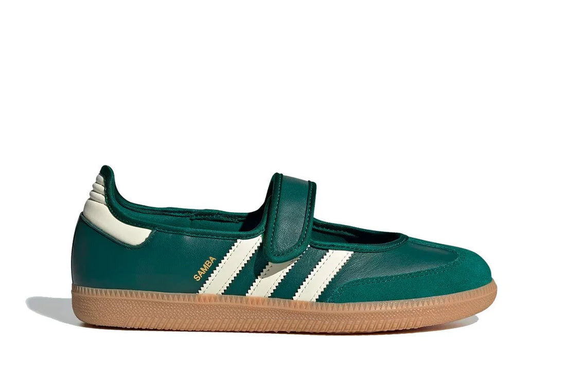 Adidas Samba Jane Green White Gum Verde - 44SHOES