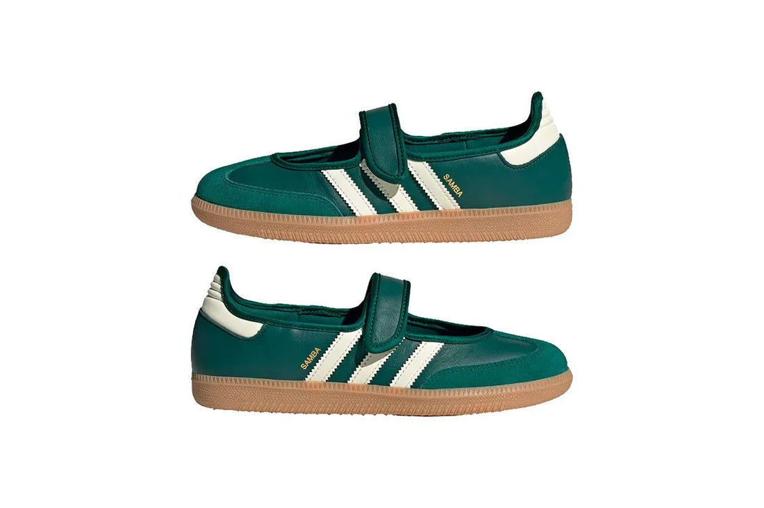 Adidas Samba Jane Green White Gum Verde - 44SHOES