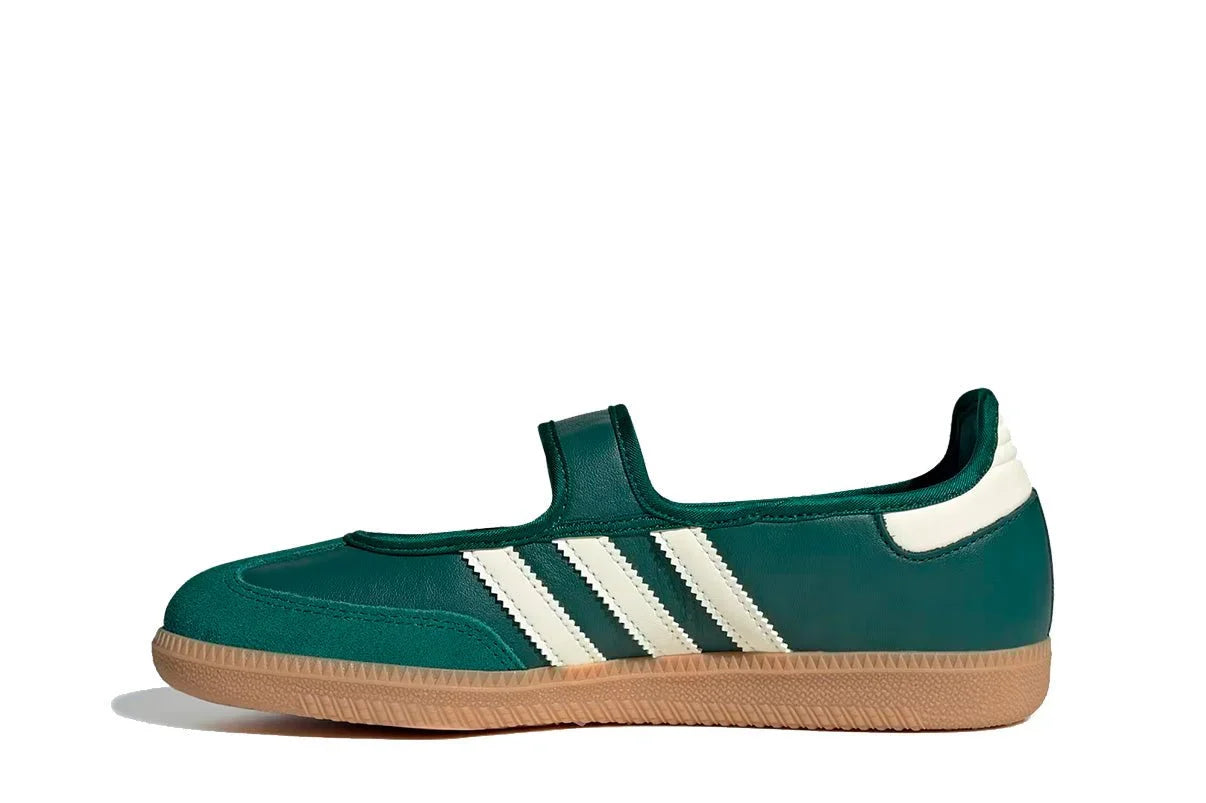 Adidas Samba Jane Green White Gum Verde - 44SHOES