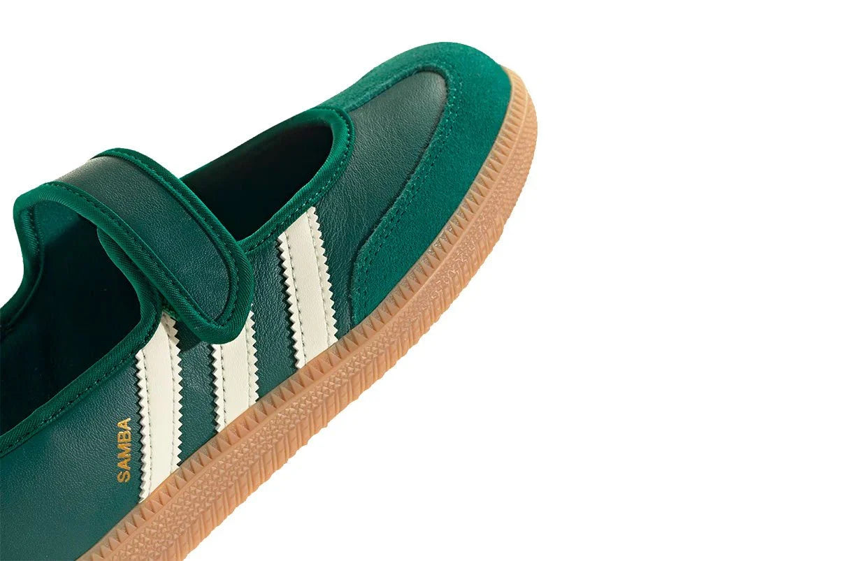 Adidas Samba Jane Green White Gum Verde - 44SHOES
