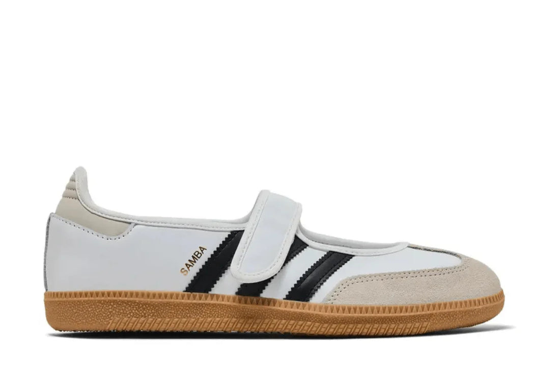Adidas Samba Jane 'White Black' Branco - 44SHOES