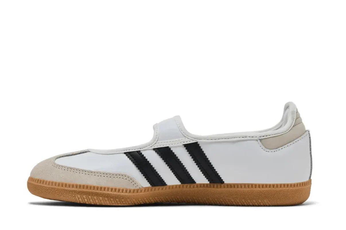 Adidas Samba Jane 'White Black' Branco - 44SHOES