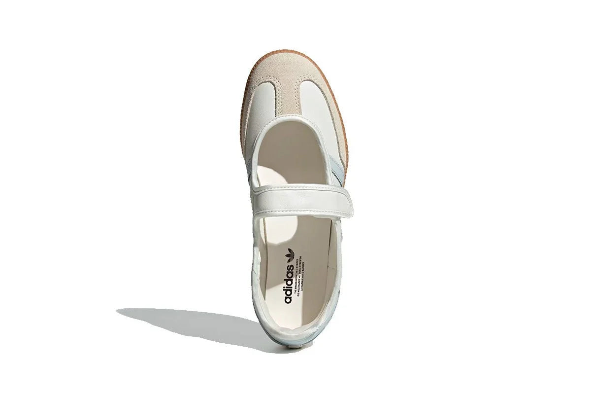 Adidas Samba Jane White Blue Gum Branco - 44SHOES