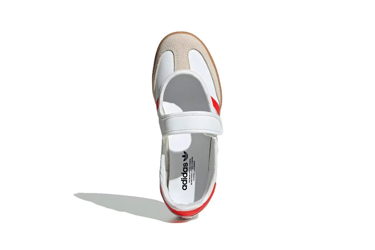 Adidas Samba Jane White Red Gum Branco - 44SHOES