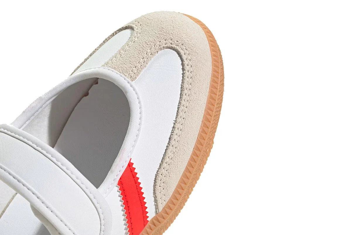 Adidas Samba Jane White Red Gum Branco - 44SHOES