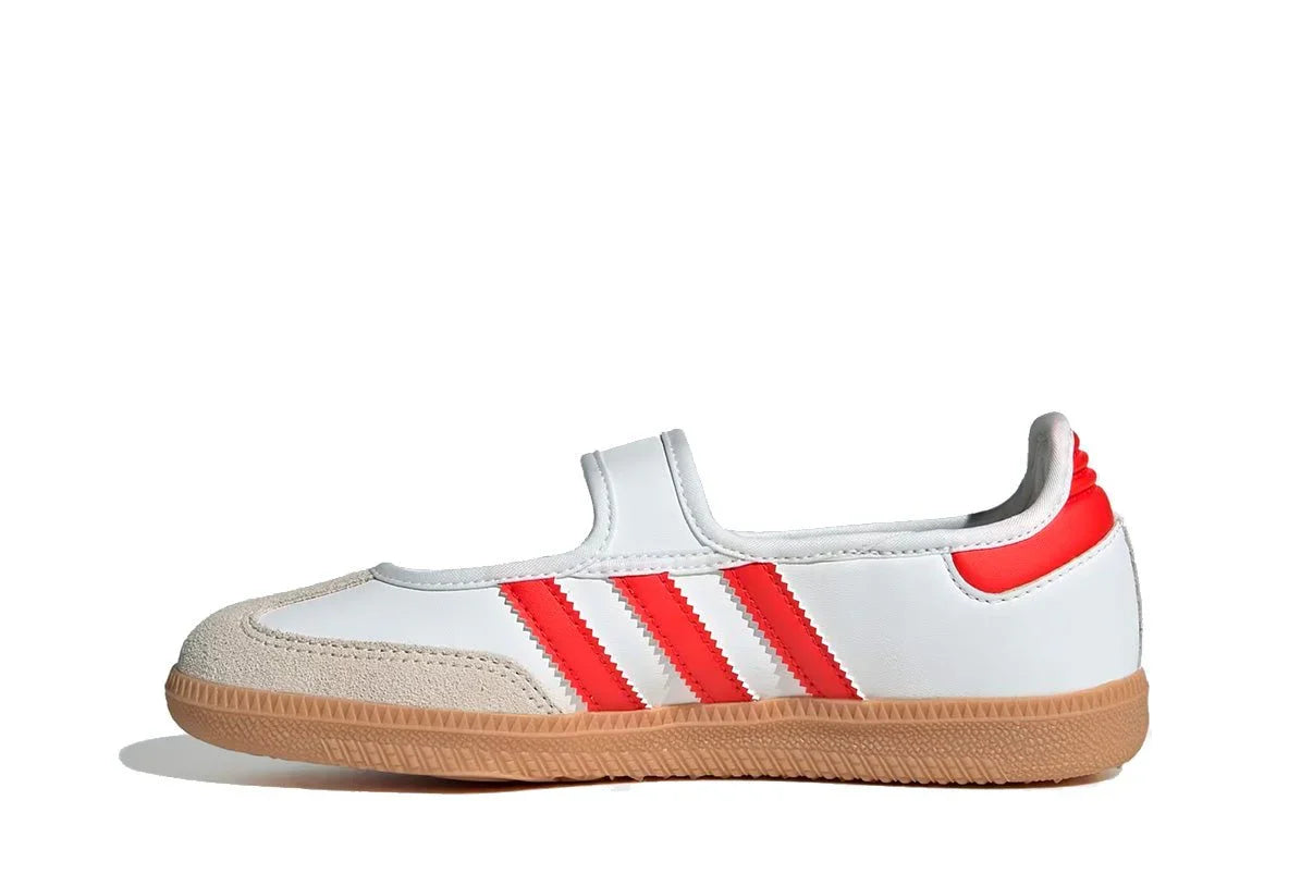 Adidas Samba Jane White Red Gum Branco - 44SHOES