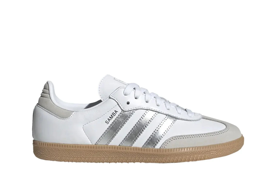 Adidas Samba Og Cloud White Silver Metallic Branco - 44SHOES