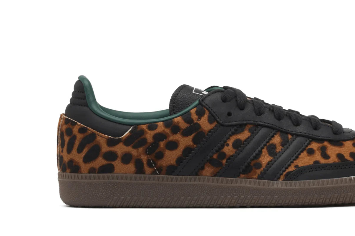 Adidas Samba Og Collegiate Green Leopard Marrom - 44SHOES