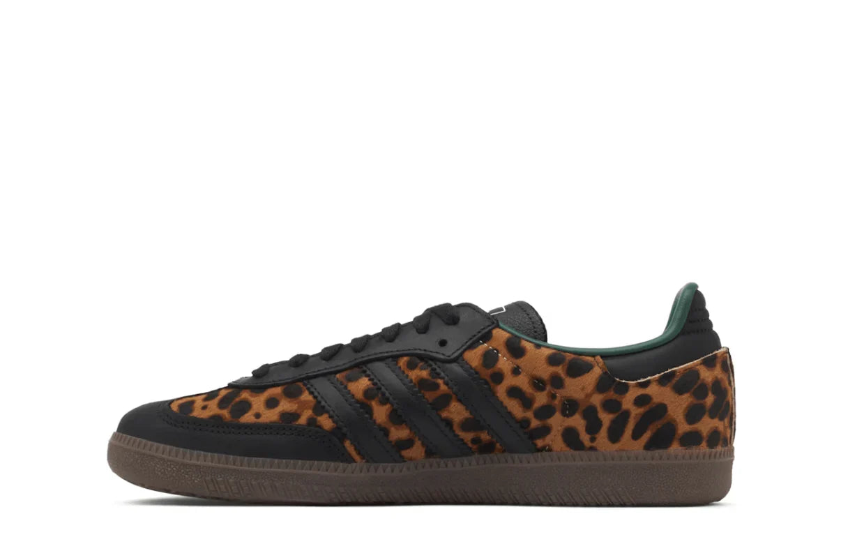 Adidas Samba Og Collegiate Green Leopard Marrom - 44SHOES