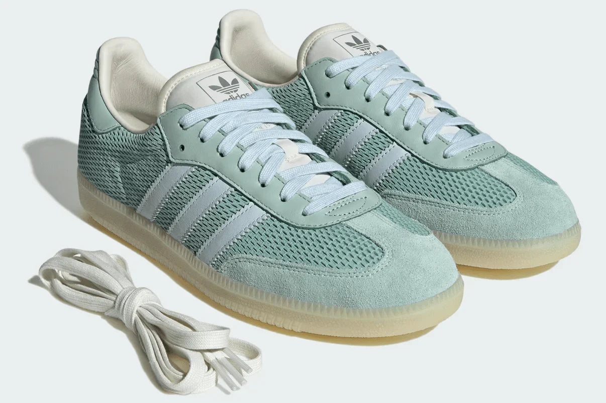 Adidas Samba OG Hazy Green Sky Tint Verde - 44SHOES