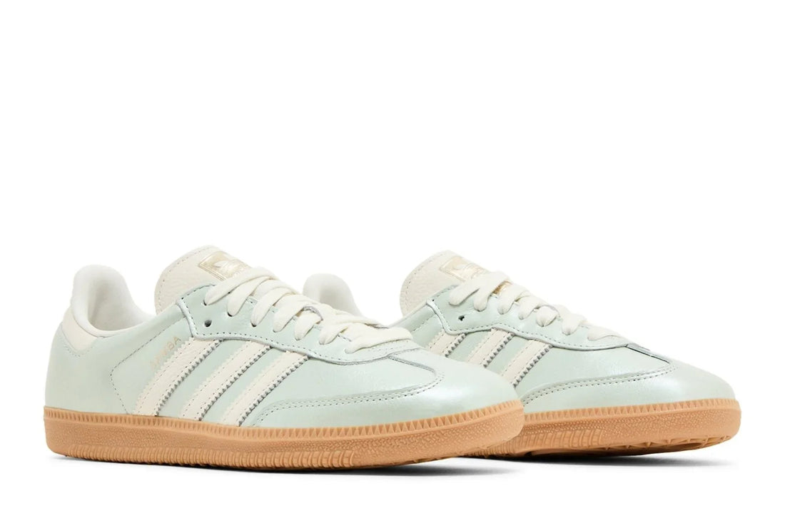 Adidas Samba Og Linen Green Metallic Verde - 44SHOES