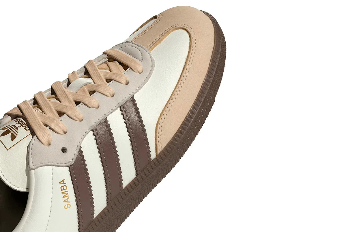 Adidas Samba OG Off White Earth Strata Gum Bege - 44SHOES