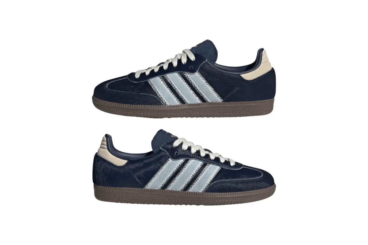 Adidas Samba OG 'Pony Hair Pack - Night Indigo Clear Sky' Azul Marinho - 44SHOES