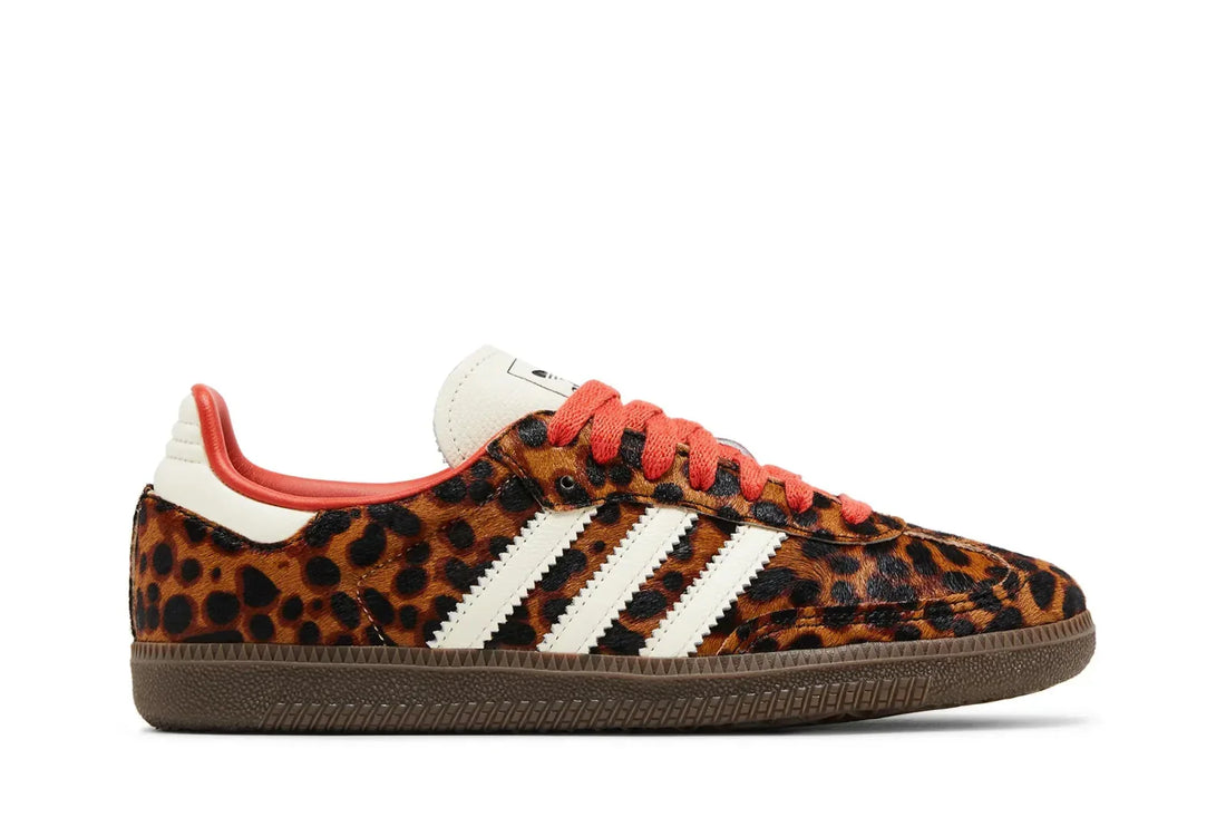 Adidas Samba Og Preloved Red Leopard Pack Marrom - 44SHOES