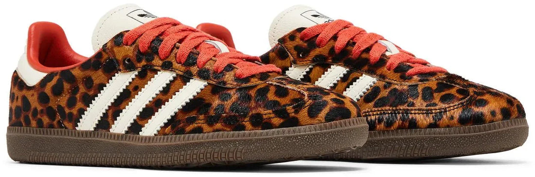 Adidas Samba Og Preloved Red Leopard Pack Marrom - 44SHOES