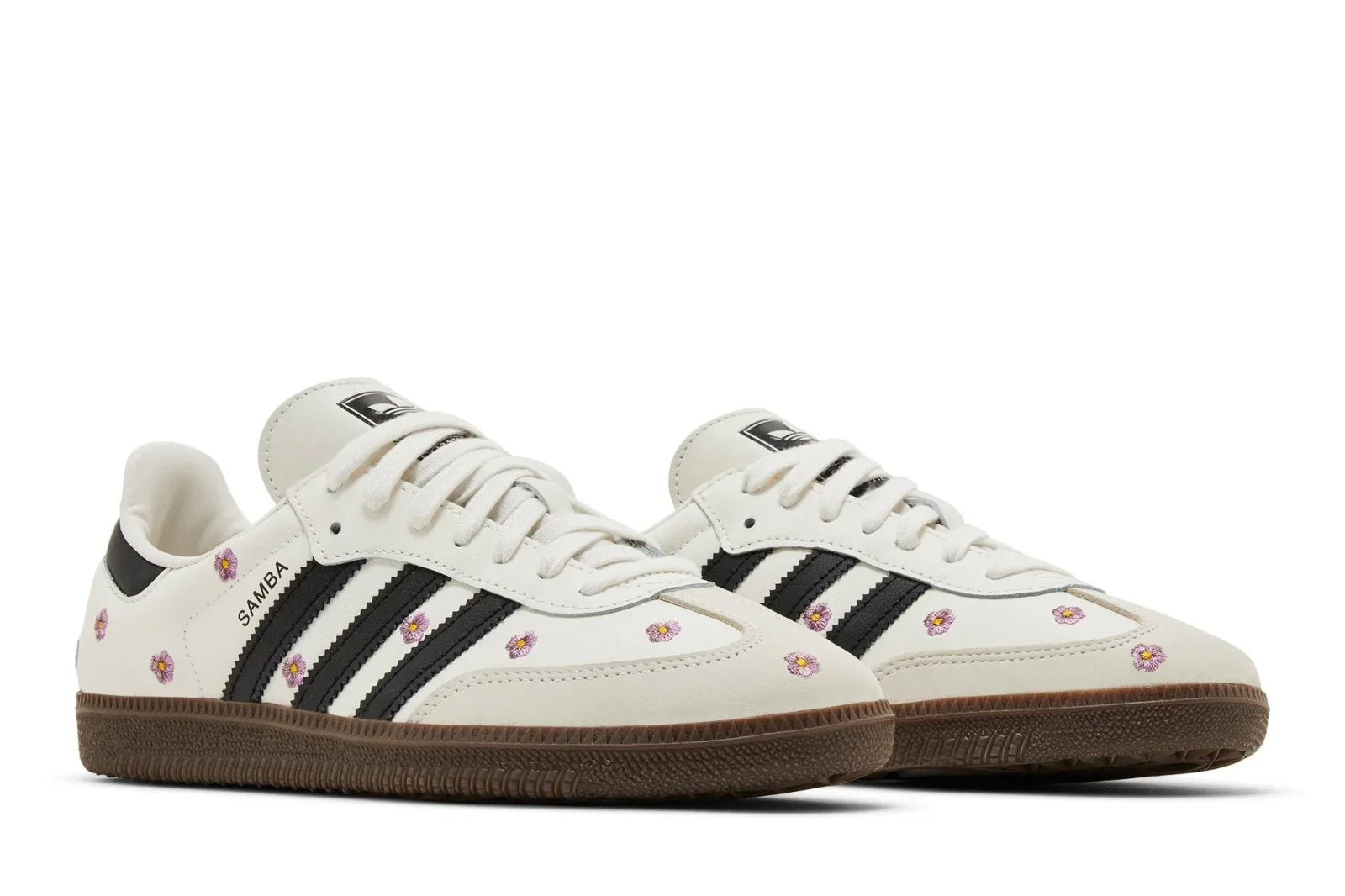 Adidas Samba Og White Floral Embroidery Branco - 44SHOES