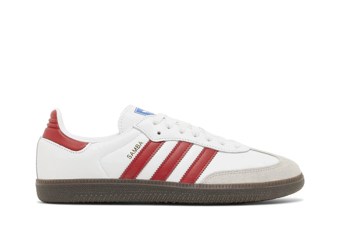Adidas Samba OG White Scarlet Branco - 44SHOES