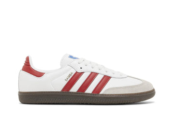 Adidas Samba OG White Scarlet Branco - 44SHOES