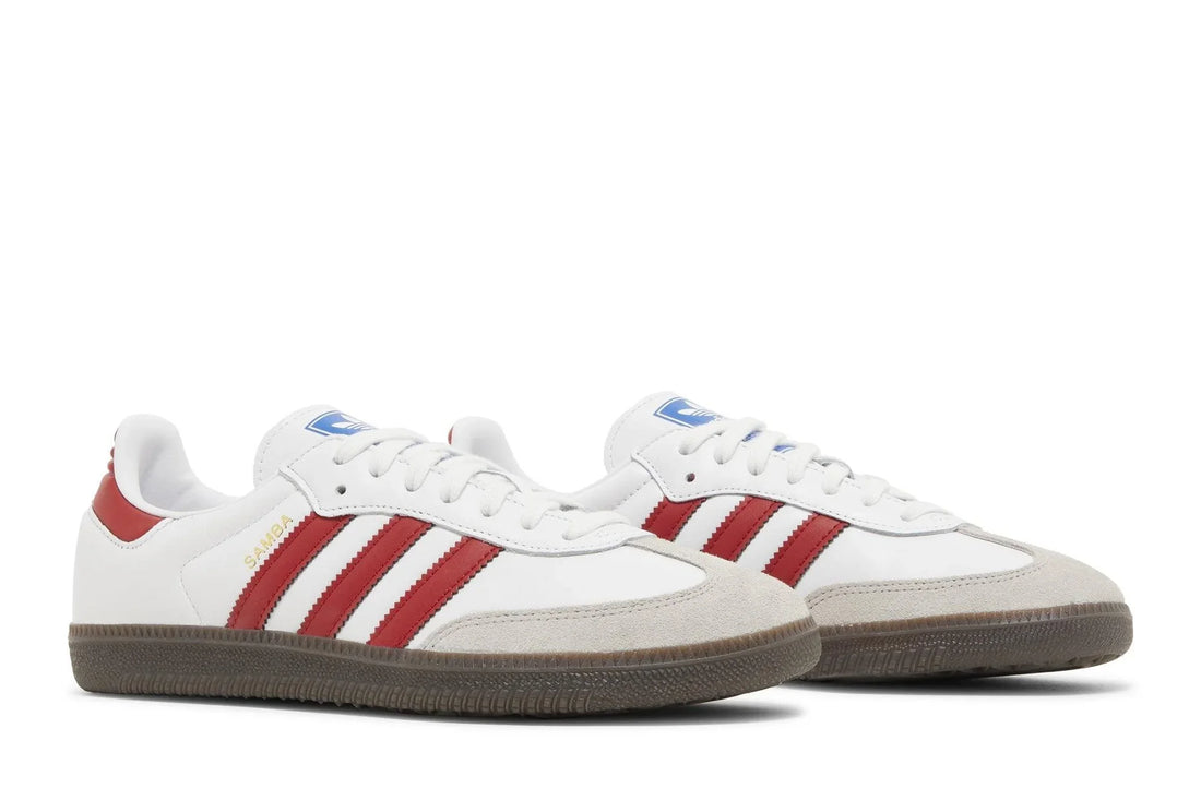 Adidas Samba OG White Scarlet Branco - 44SHOES