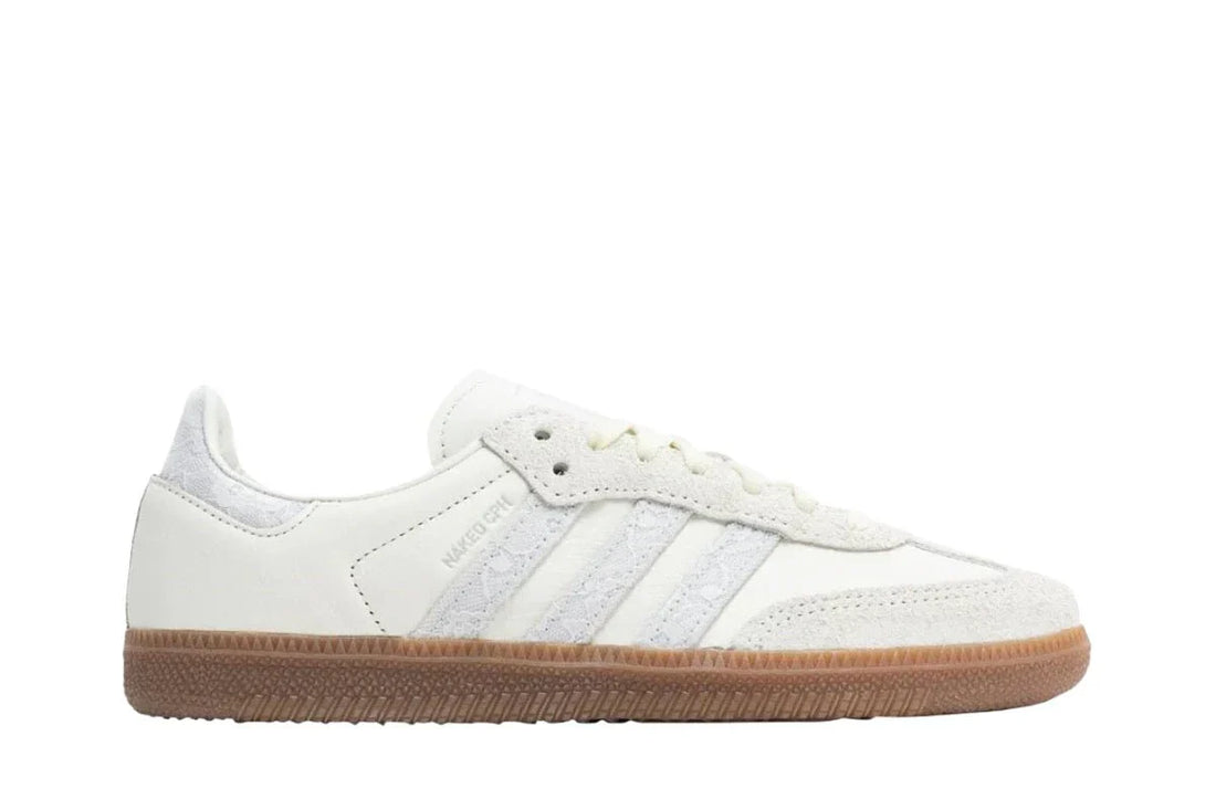 Adidas Samba Og x Naked Consortium Off White Crystal White Branco - 44SHOES