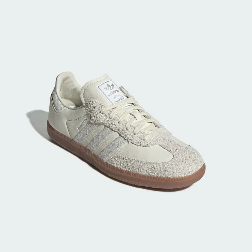 Adidas Samba Og x Naked Consortium Off White Crystal White Branco - 44SHOES