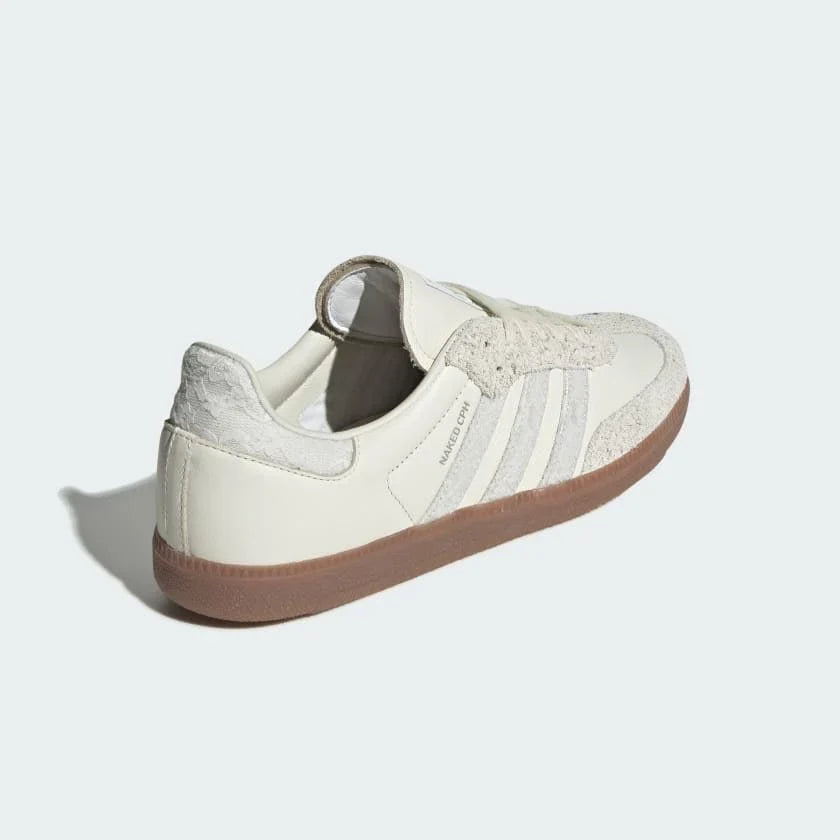 Adidas Samba Og x Naked Consortium Off White Crystal White Branco - 44SHOES