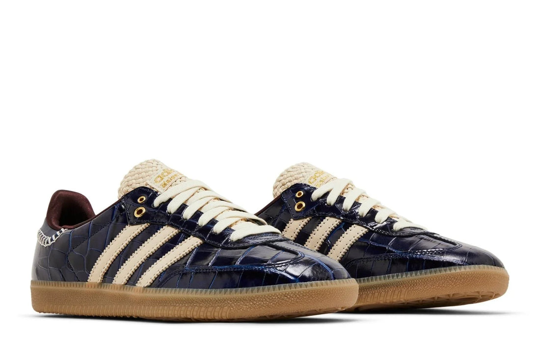Adidas Samba x Wales Bonner Collegiate Navy Wonder White Azul Marinho - 44SHOES