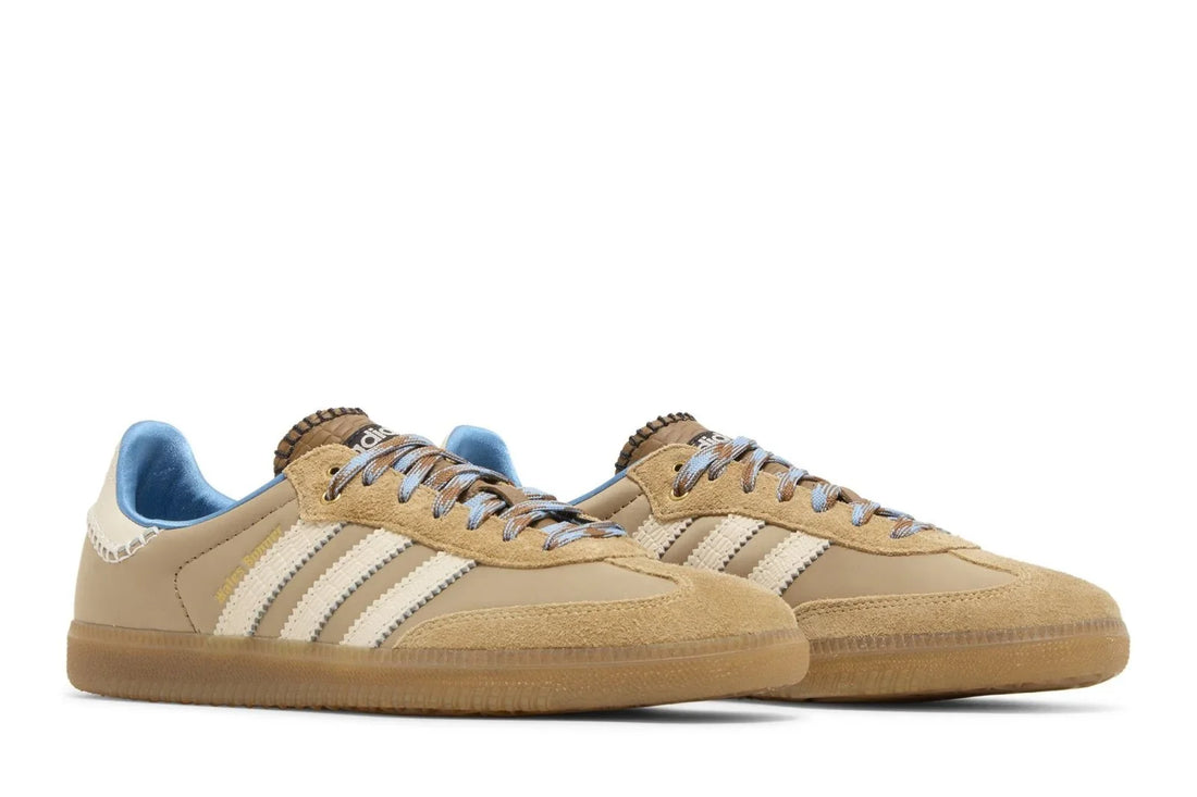 Adidas Samba x Wales Bonner Wonder White Marrom - 44SHOES