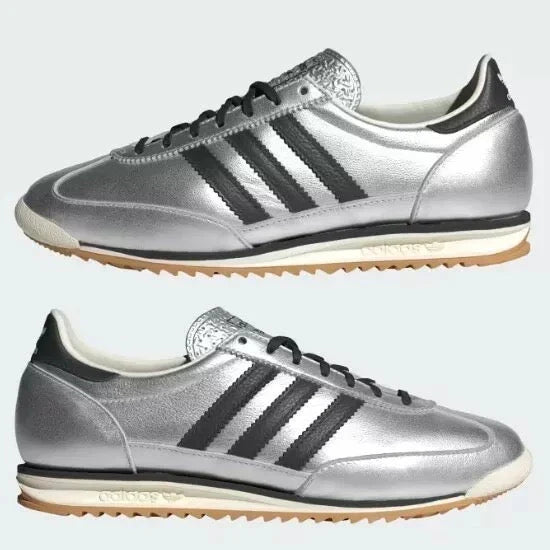 Adidas SL 72 Og Silver Metallic Black Prata - 44SHOES
