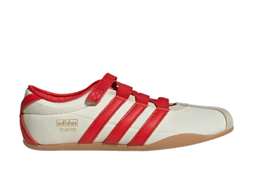 Adidas Tokyo Mary Jane Cream White Red Gold Metallic Creme - 44SHOES