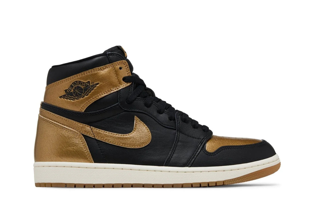 Air Jordan 1 High Og Black Metallic Gold Preto - 44SHOES