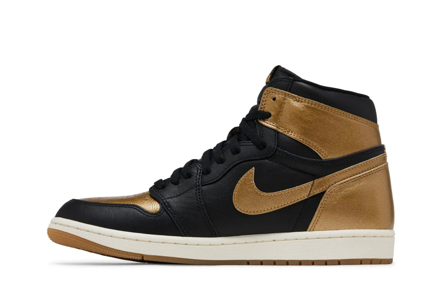 Air Jordan 1 High Og Black Metallic Gold Preto - 44SHOES
