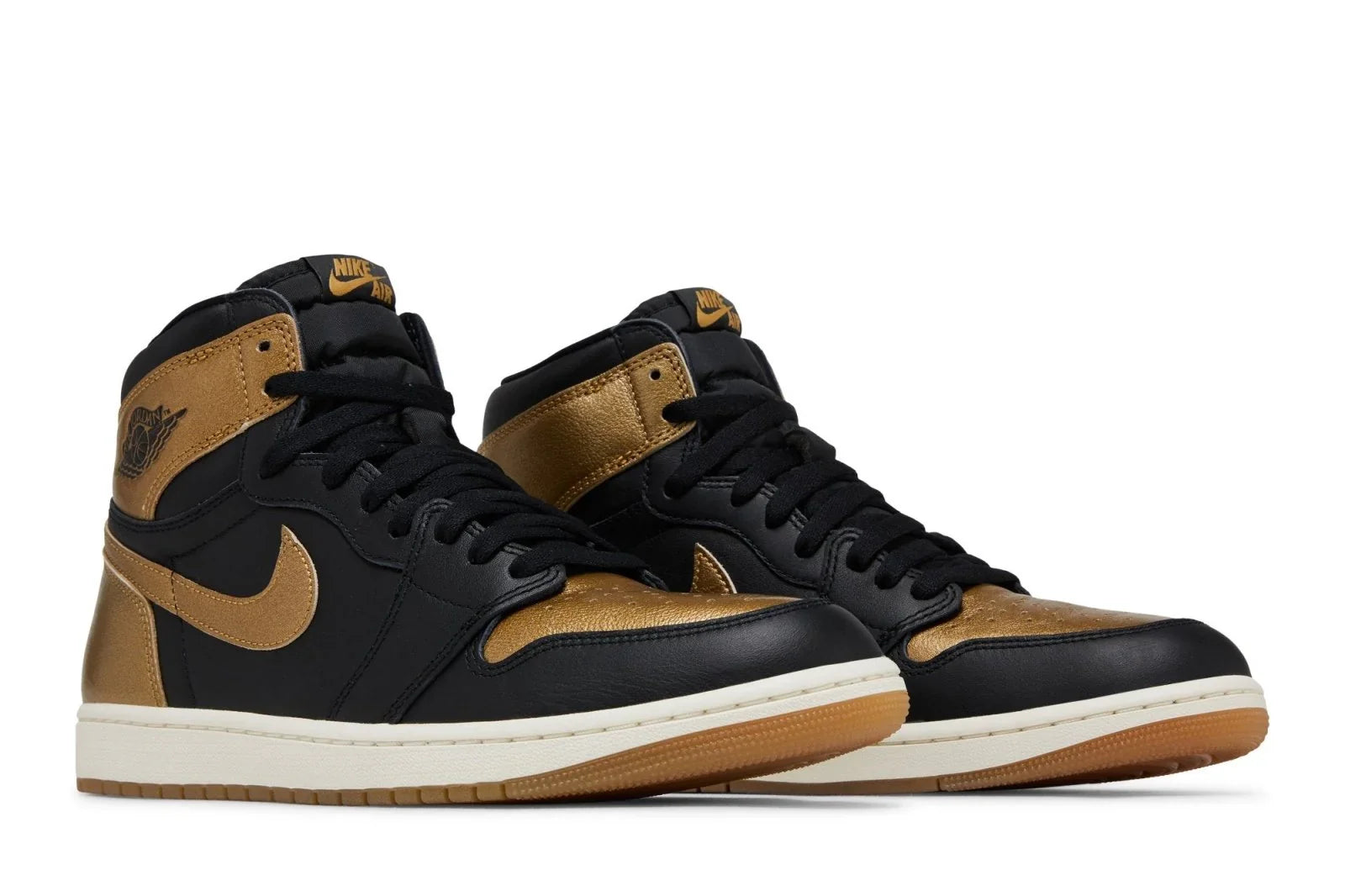 Air Jordan 1 High Og Black Metallic Gold Preto - 44SHOES