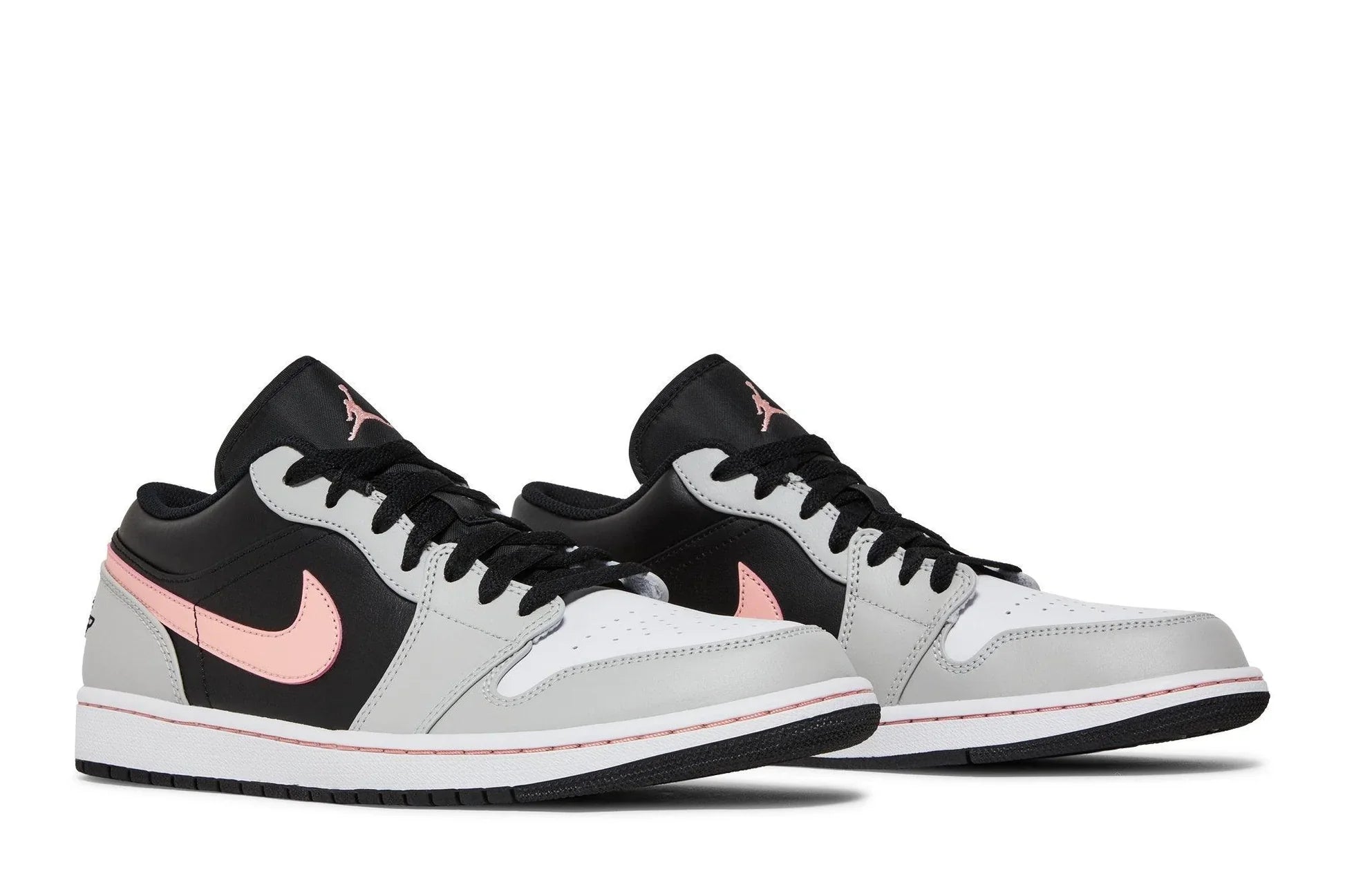 Air Jordan 1 Low Black Grey Pink Cinza - 44SHOES