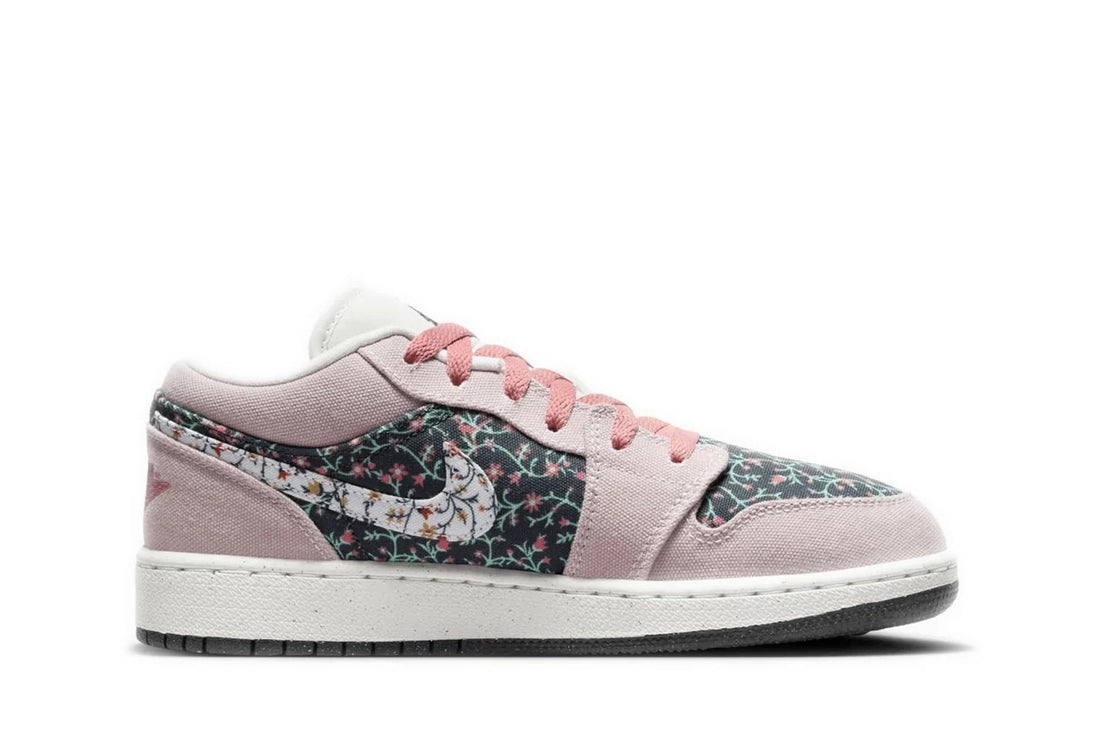 Air Jordan 1 Low "Floral Canvas" Rosa - 44SHOES